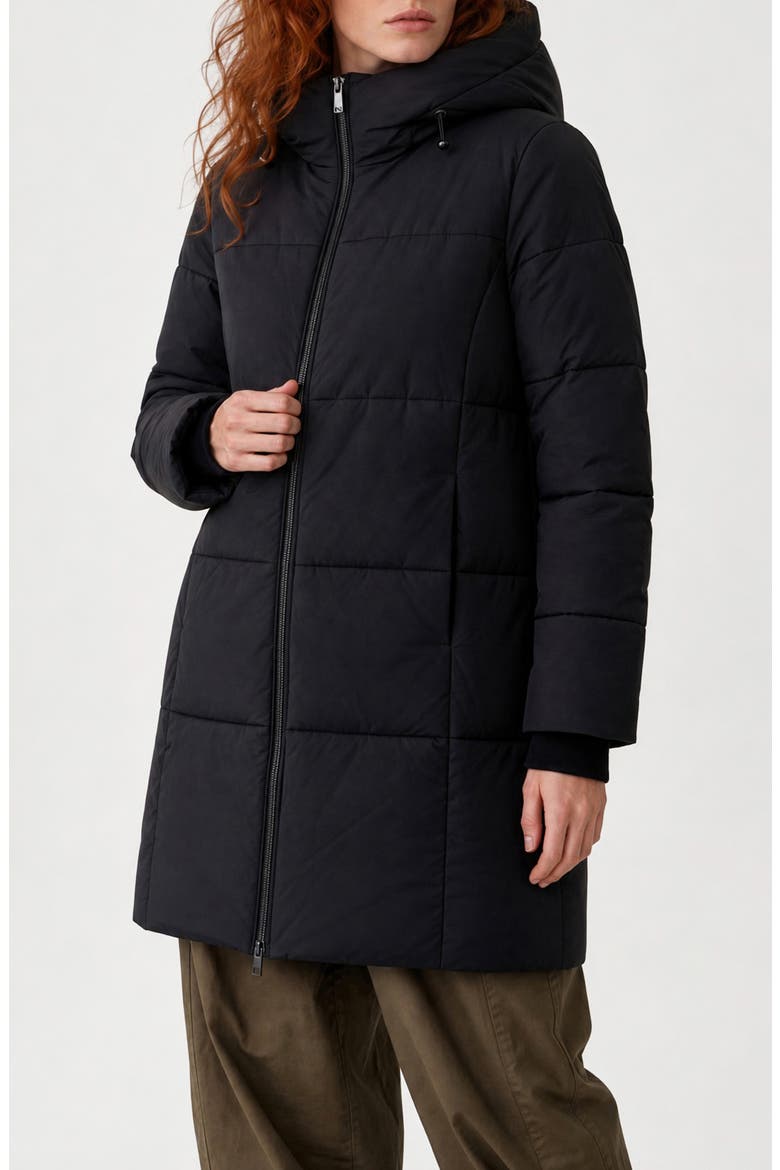 Cathy Puffer Parka, Alternate, color, BLACK