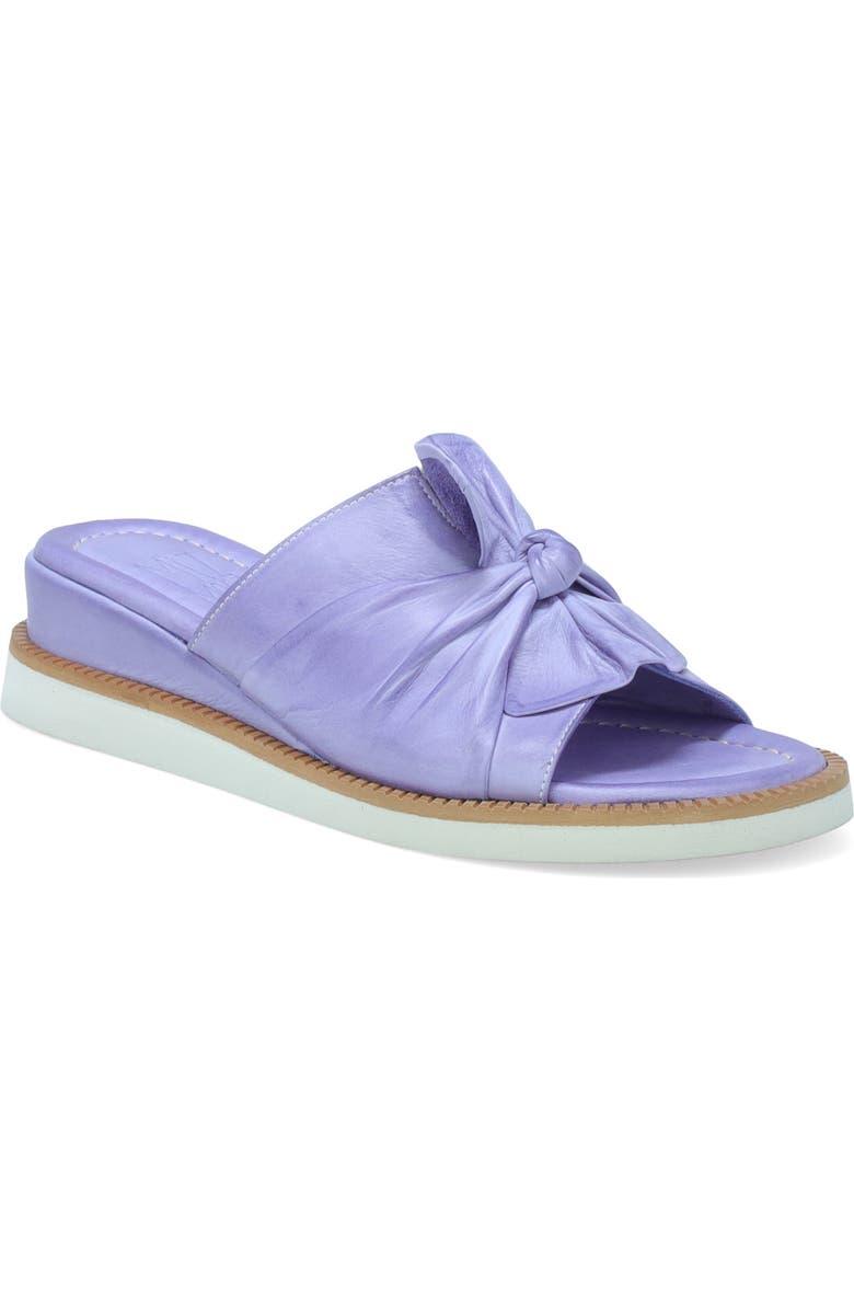 Miz Mooz Evy Platform Wedge Slide Sandal, Main, color, Iris