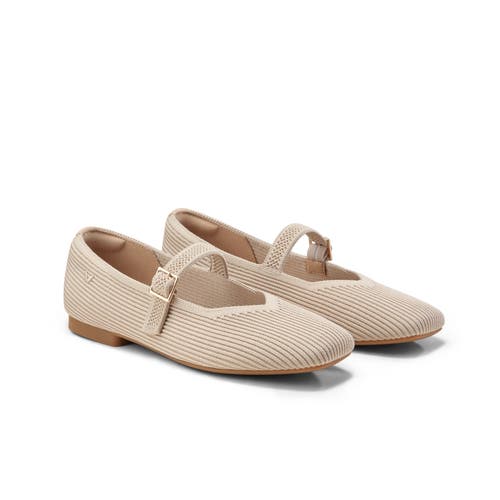 Vivaia Square-toe Mary-jane In Almond