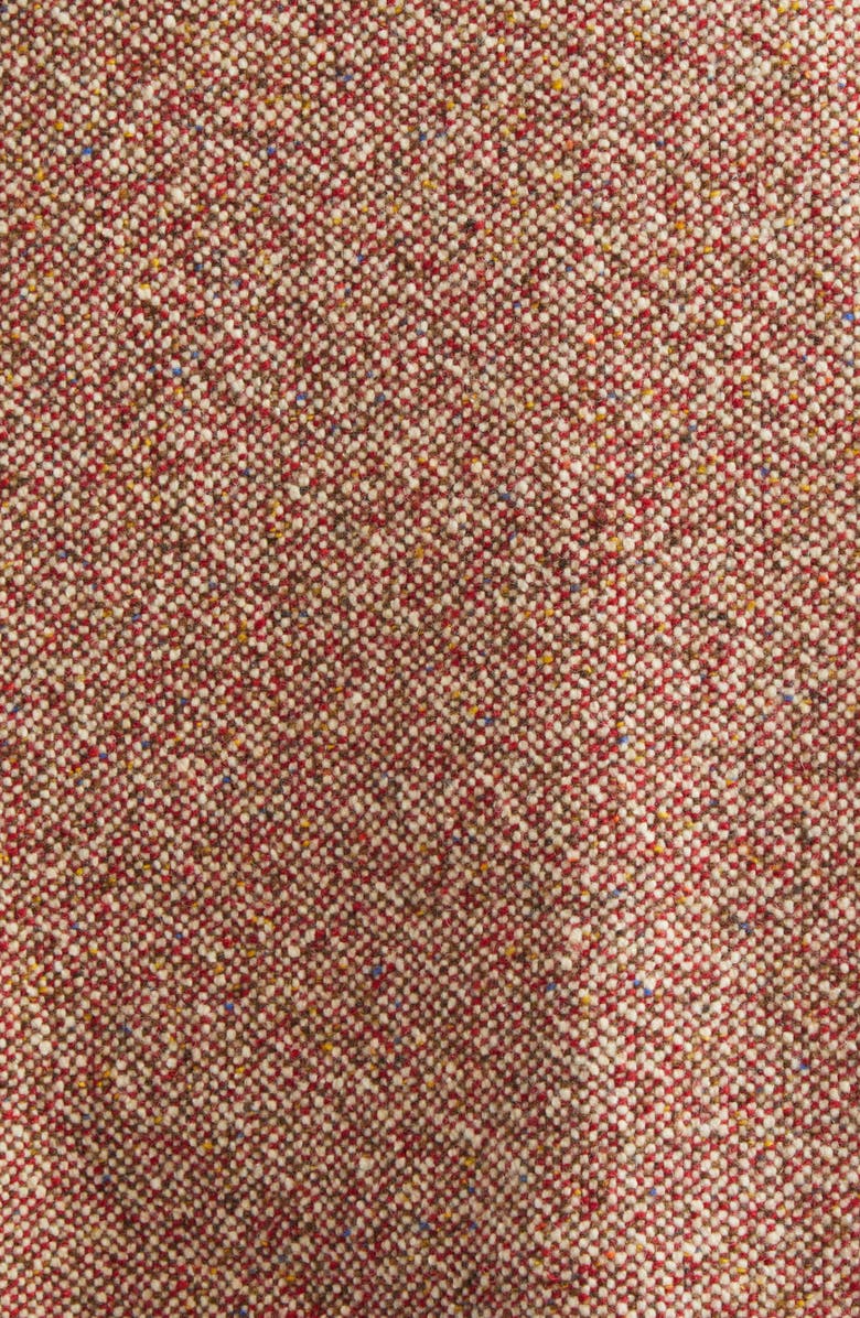 R13 Lacey Trucker Jacket, Alternate, color, Red / Cream