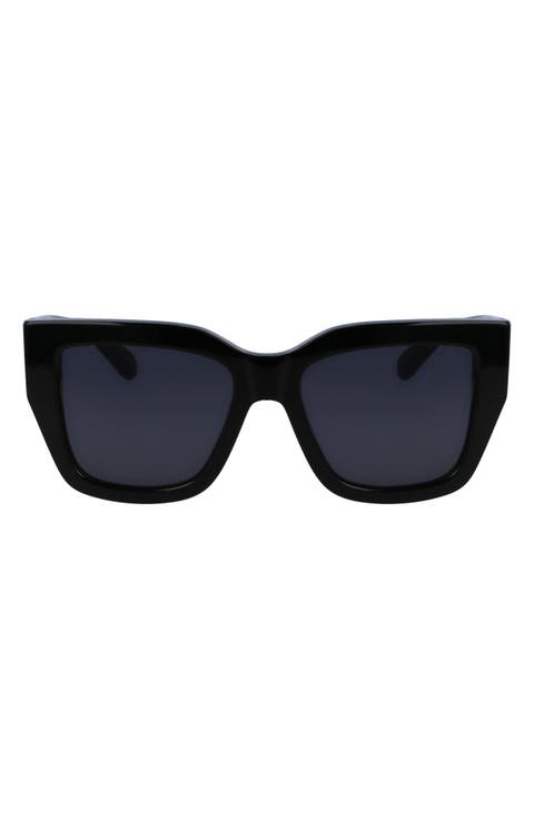 Gancini 55mm Modified Rectangular Sunglasses