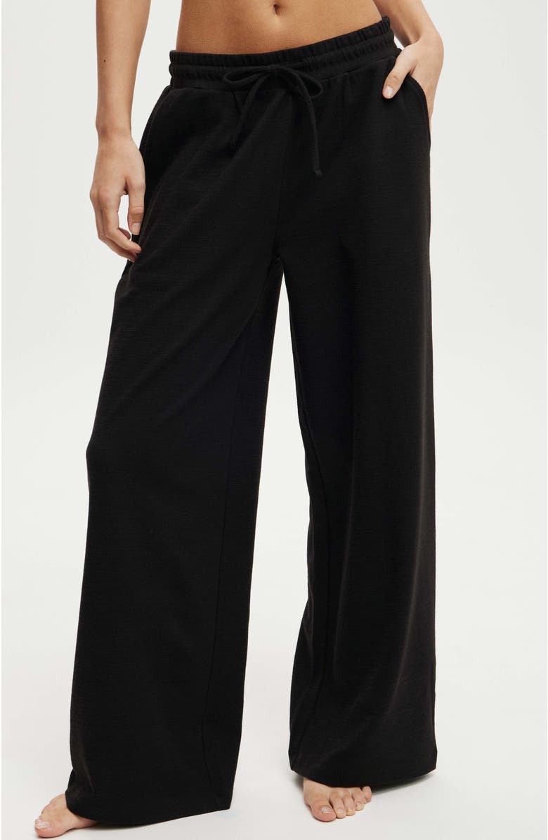 COTTON ON BODY Rib Wide Leg Beach Pant, Main, color,