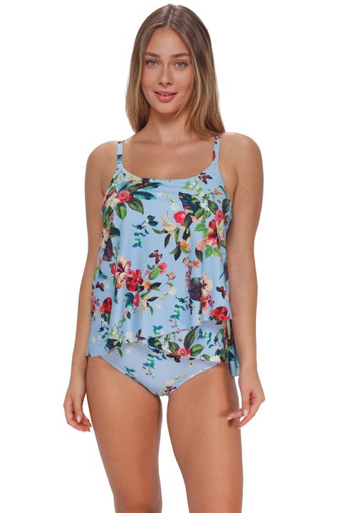 Elena Tankini Swimsuit Top - DD Cup