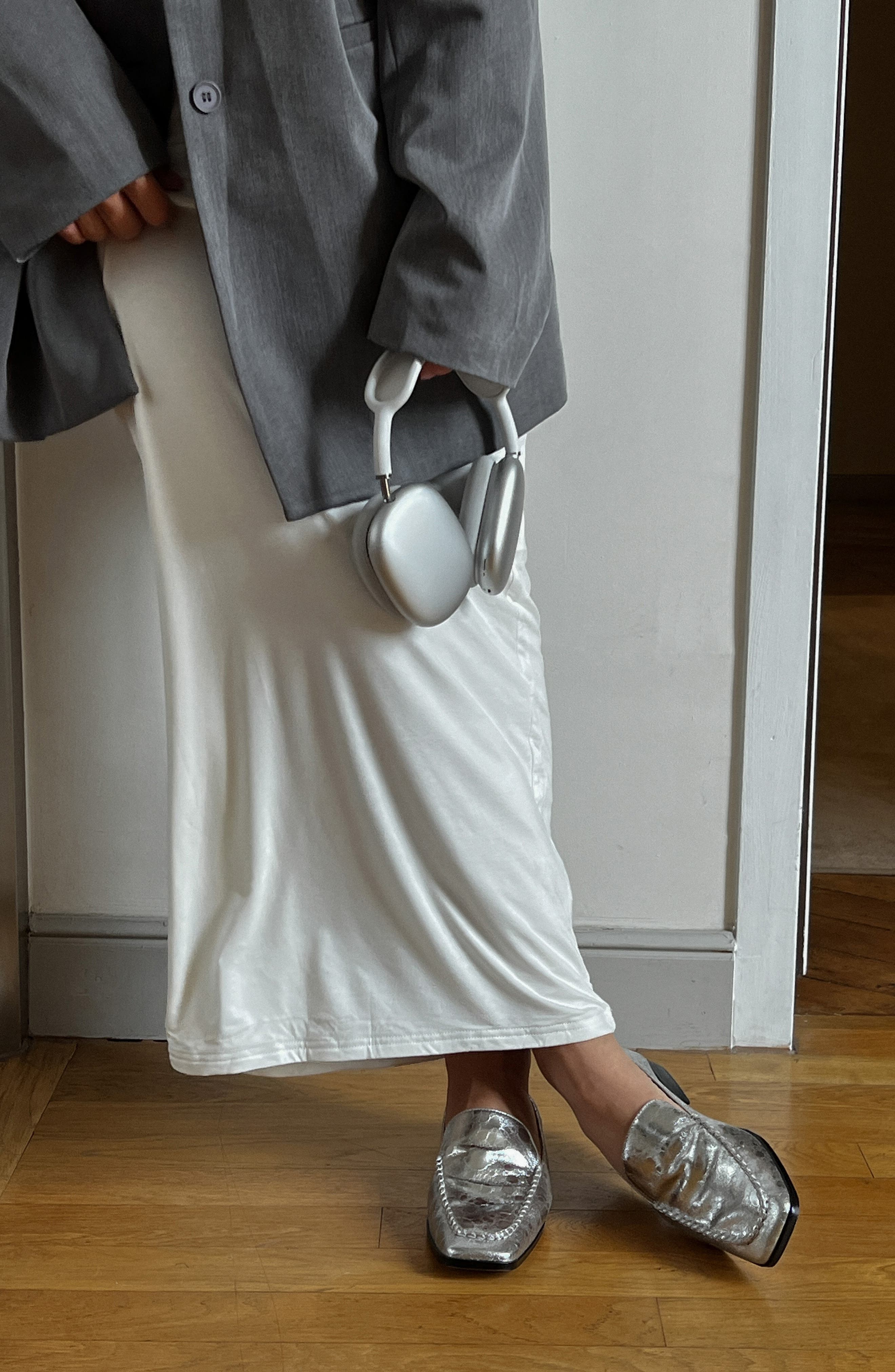 Dolce Vita Beny Loafer, Alternate, color, Silver Distressed Le