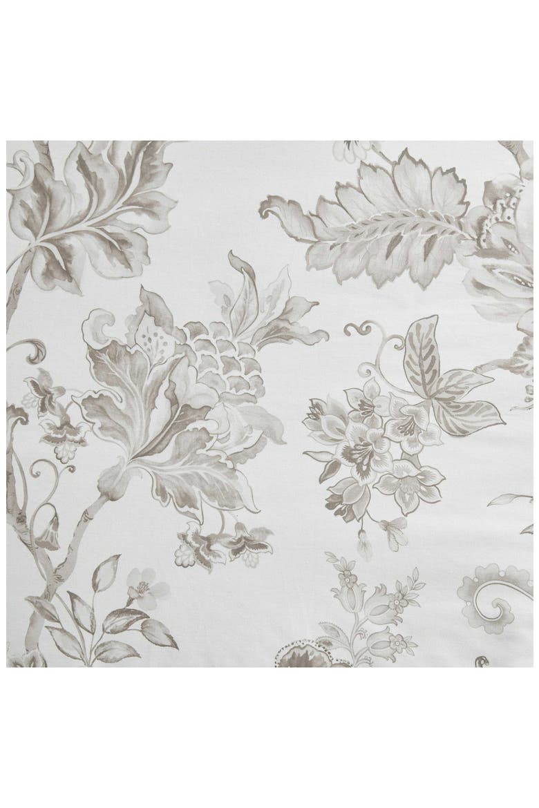 Avery Floral Cotton Duvet Set, Alternate, color, MOONLIGHT GREY