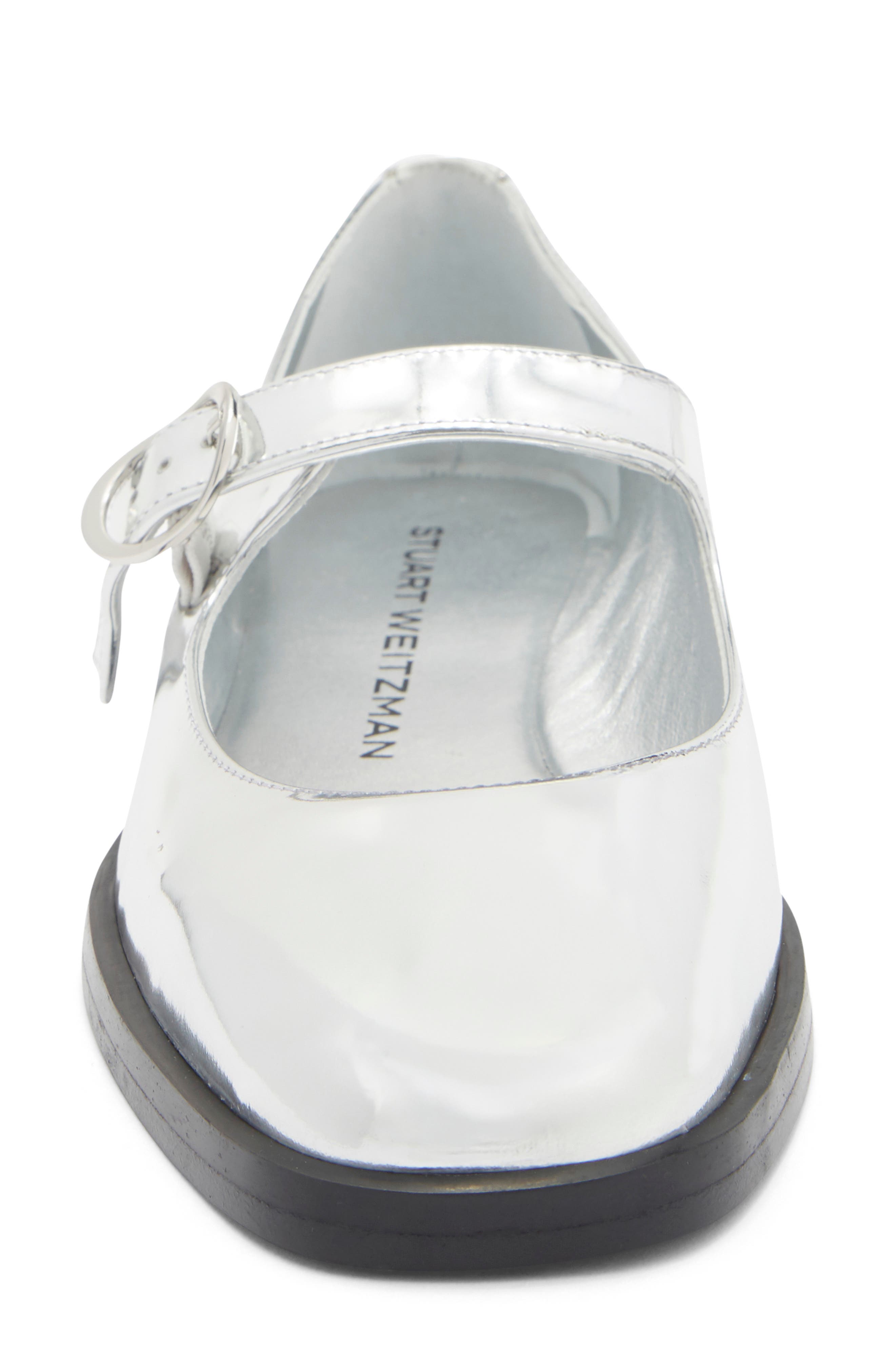 Stuart Weitzman Loralei Mary Jane, Alternate, color, Silver