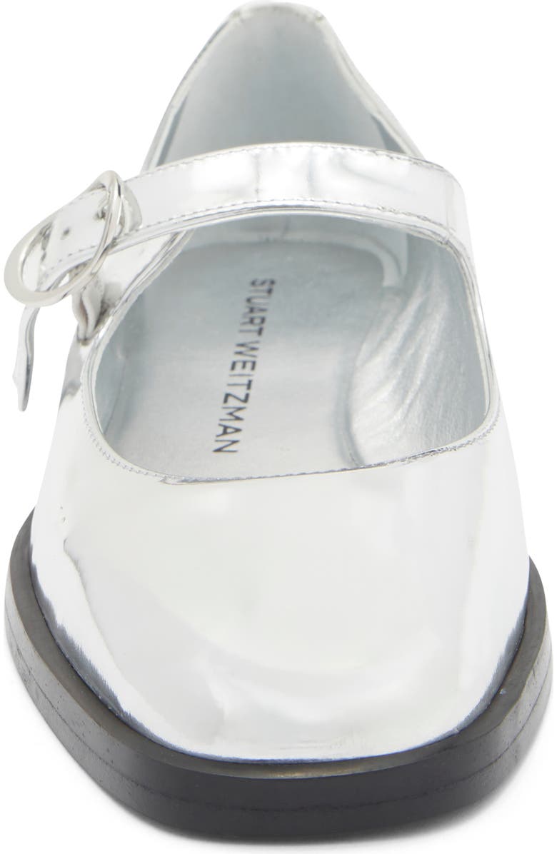 Stuart Weitzman Loralei Mary Jane, Alternate, color, Silver