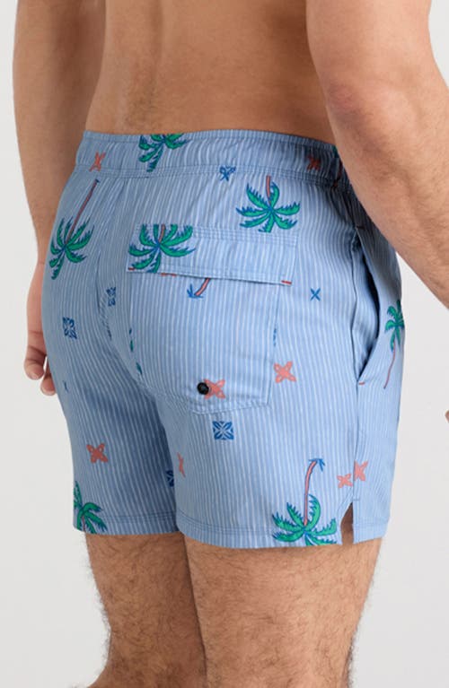Saxx Oh Buoy 2-in-1 Volley 5-inch Swim Trunks In Blue