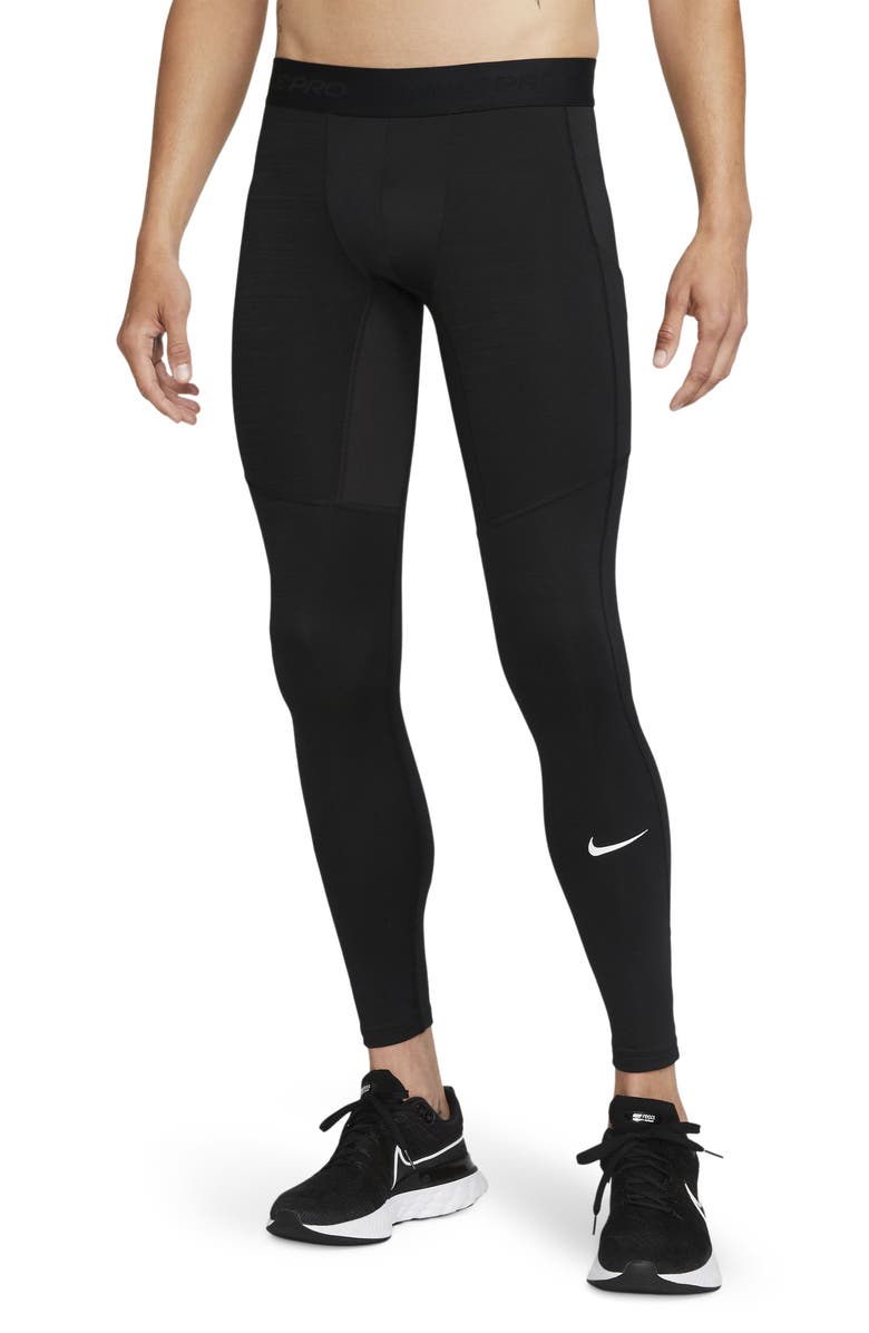 Nike Pro Warm Dri-FIT Tights, Main, color, 