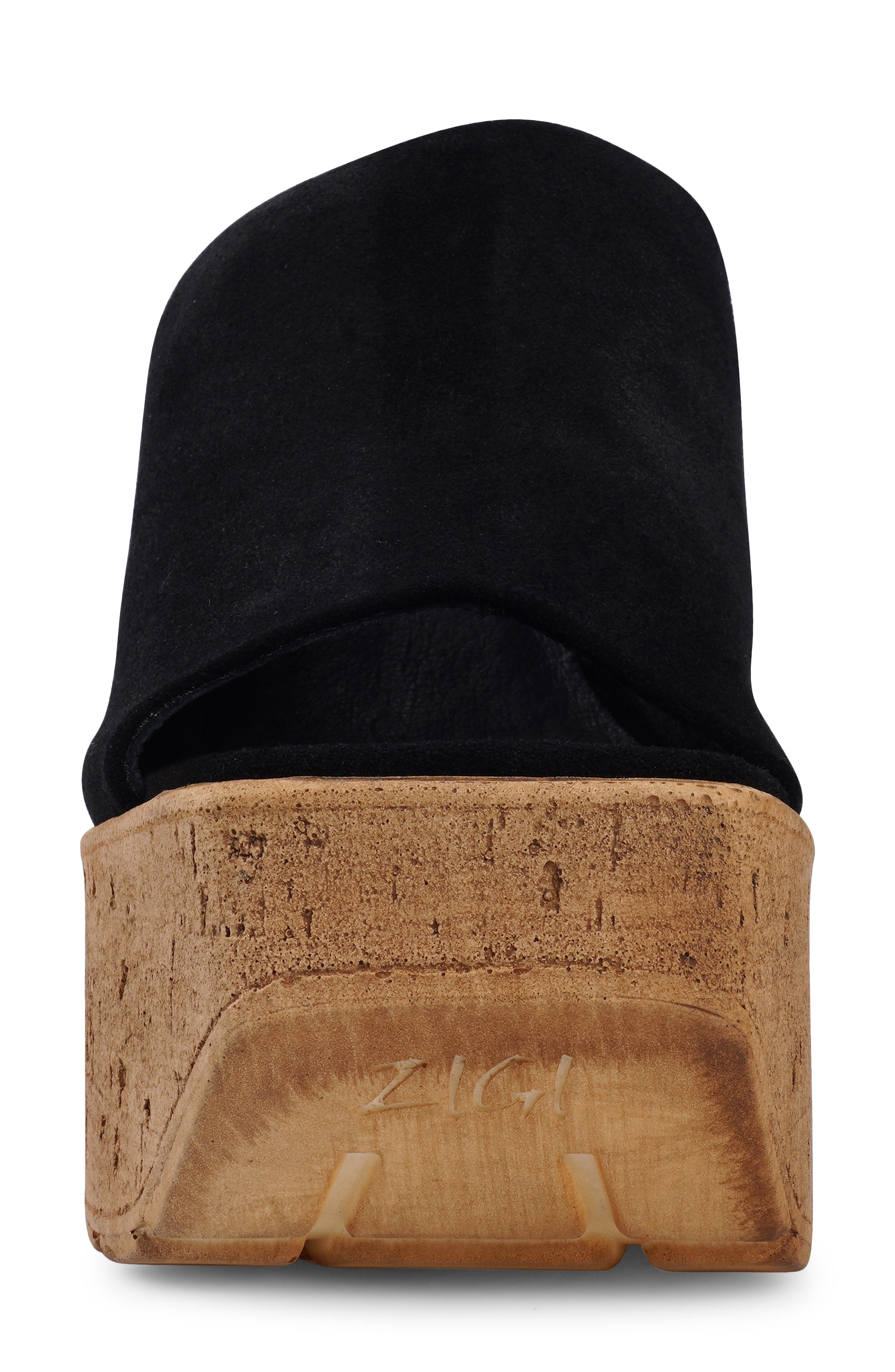 ZIGI Zhamira Platform Wedge Sandal, Alternate, color, Blk Suede