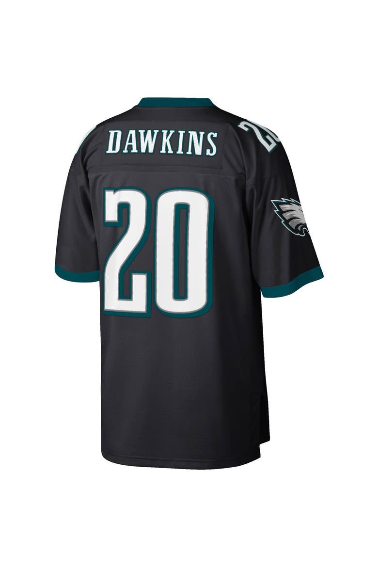 Men's Mitchell & Ness Brian Dawkins Black Philadelphia Eagles Legacy Replica Jersey, Alternate, color, Black