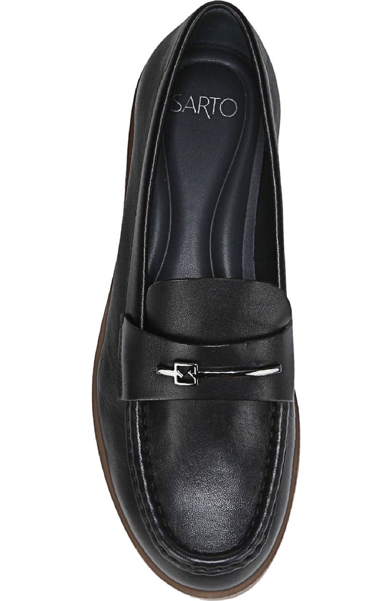 SARTO by Franco Sarto Riley Bit Loafer, Alternate, color, Black Leather