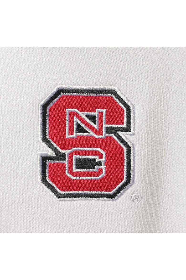 Men's Colosseum White NC State Wolfpack Tortugas Logo Quarter-Zip Jacket, Alternate, color, White