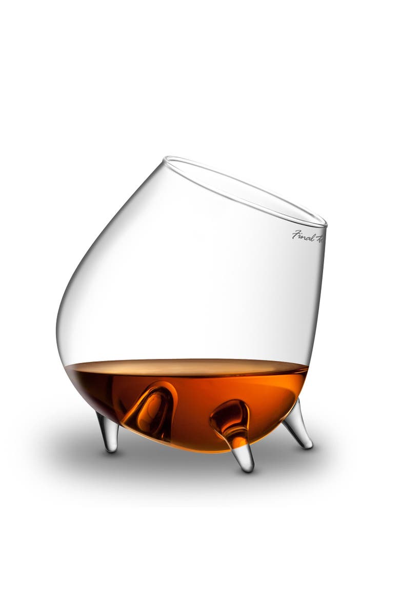 FINAL TOUCH Relax Cognac Glasses, Set of 2, Alternate, color, Clear