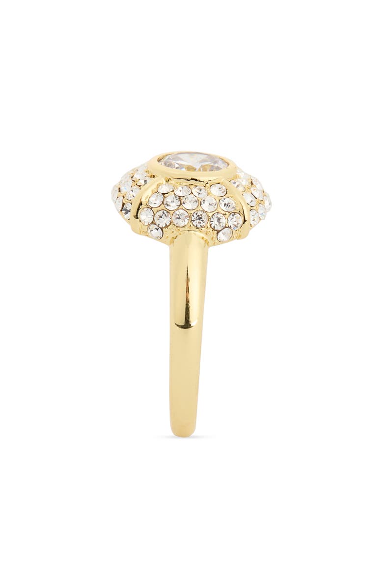 Covet Pavé Halo Engagement Ring, Alternate, color, 