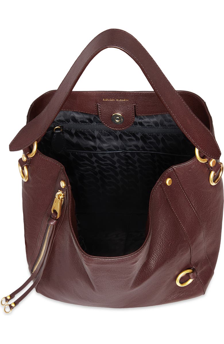 Rebecca Minkoff Mab Leather Hobo Bag, Alternate, color,