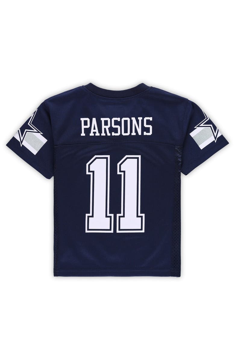 Outerstuff Preschool Micah Parsons Navy Dallas Cowboys Replica Player Jersey, Alternate, color,