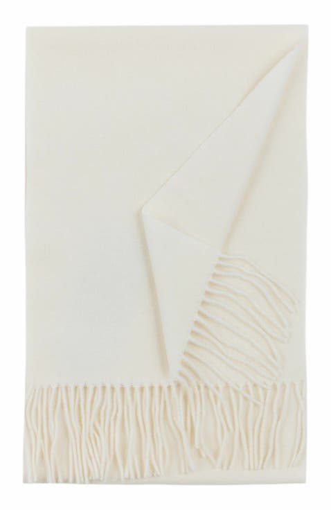 Cashmere Fringed Scarf