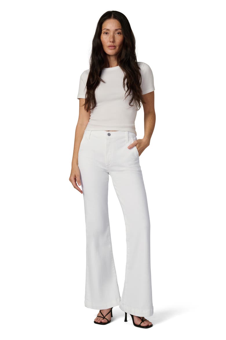 The Molly High Waist Flare Trouser Jeans, Alternate, color, WHITE