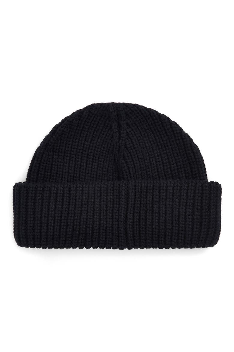 Mosely Cotton & Wool Blend Beanie, Alternate, color, BLACK