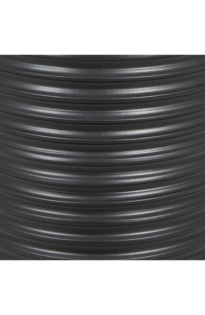 VIVIAN LUNE HOME Set Of 3 Metal Vases, Alternate, color, Black