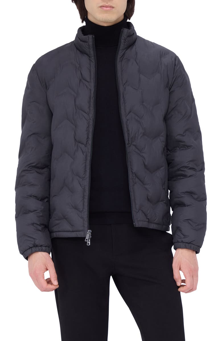 Bugatchi Water Repellent Bomber Jacket, Main, color, 