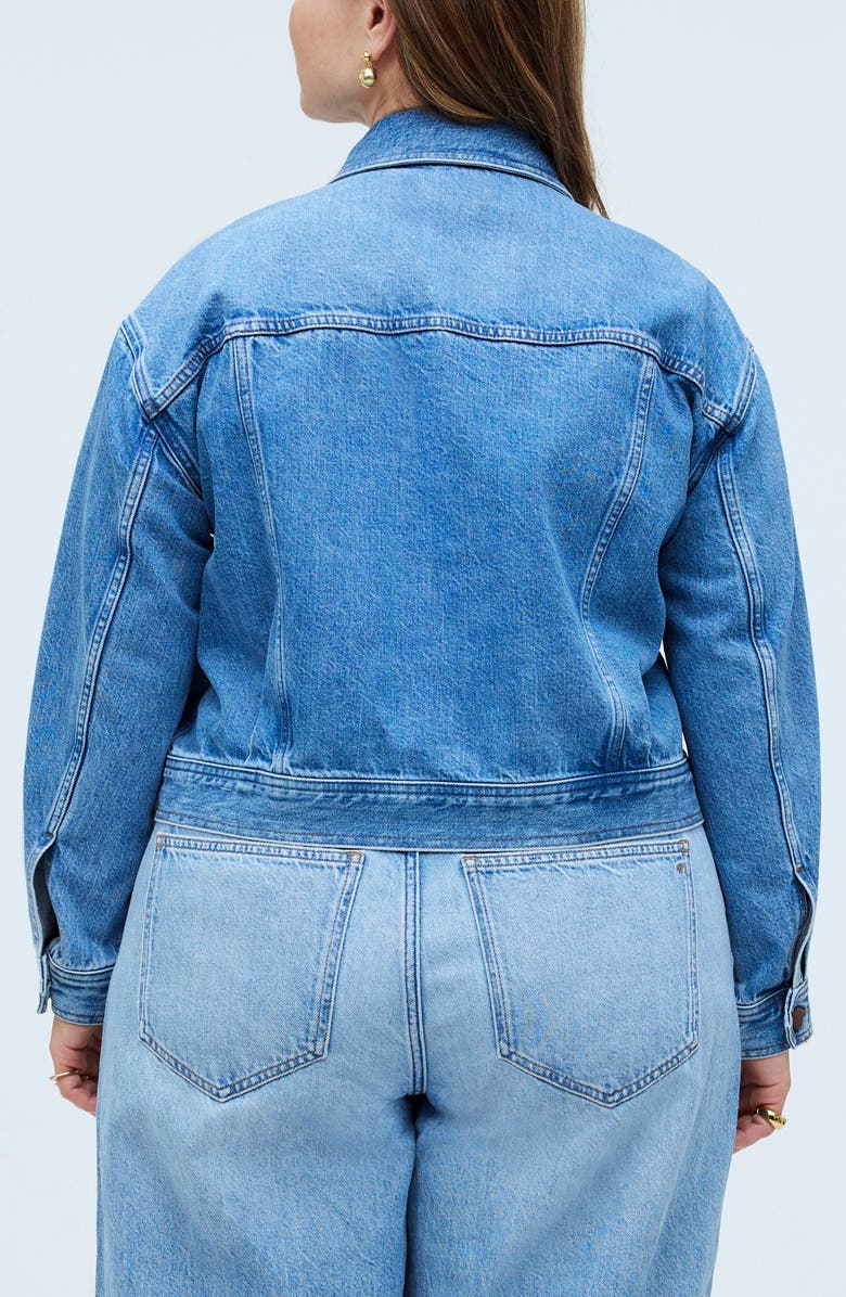 Madewell Crop Denim Jacket, Alternate, color, 