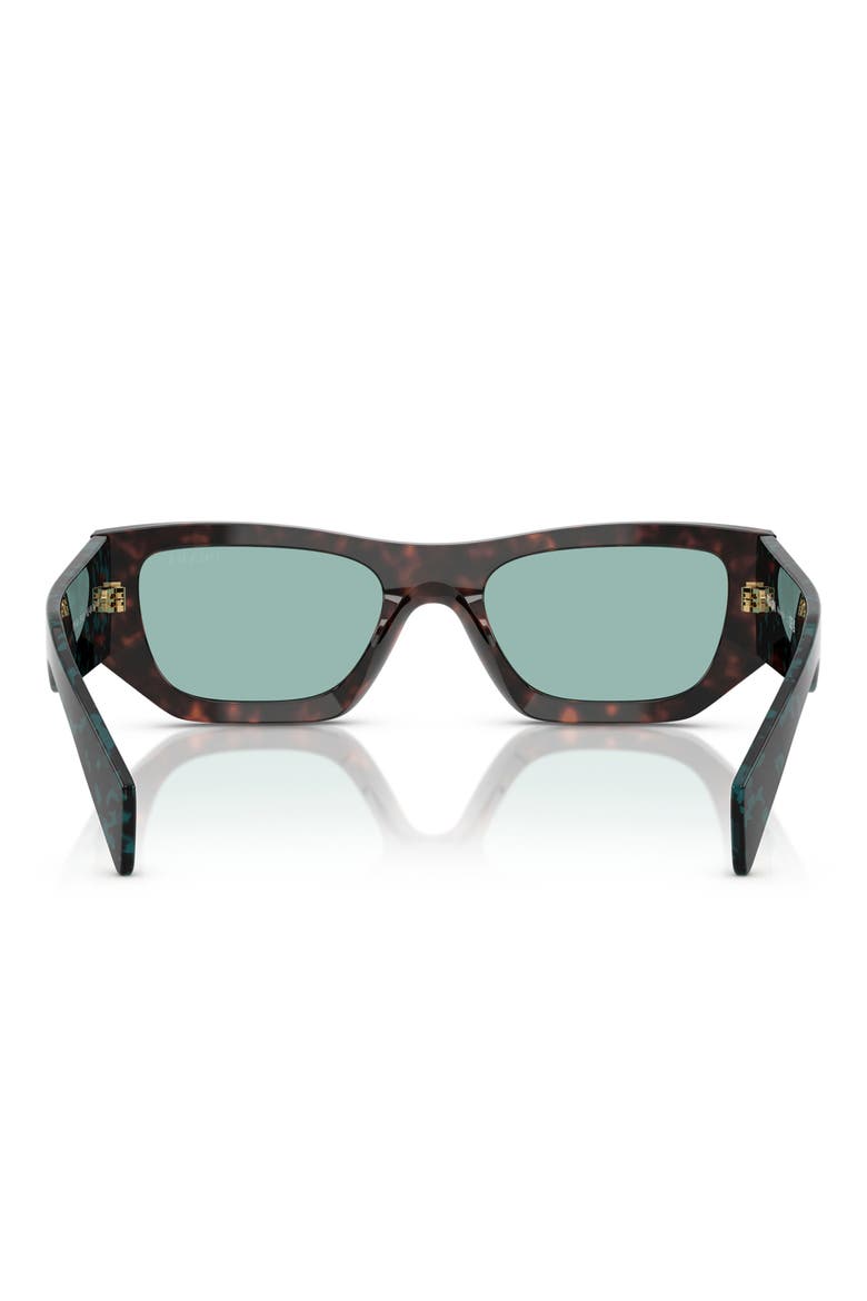 53mm Pillow Sunglasses, Alternate, color, GREEN