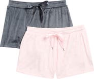JACLYN 2-Pack Velour Pajama Shorts