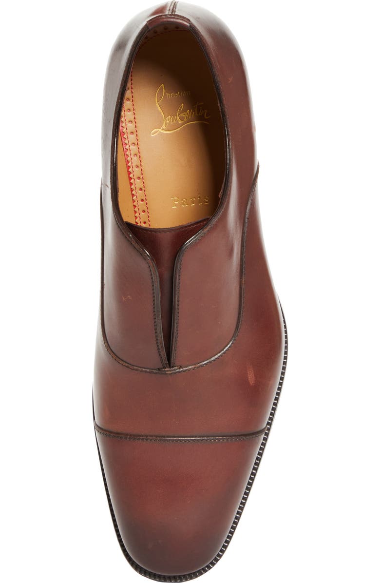 Christian Louboutin Alpha Male II Cap Toe Slip-On, Alternate, color, Cuoio