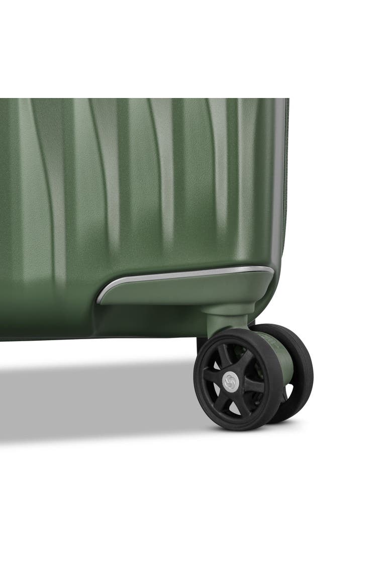 Uplift Hardside 32" X-large Checked Spinner Luggage, Alternate, color, Jade Green