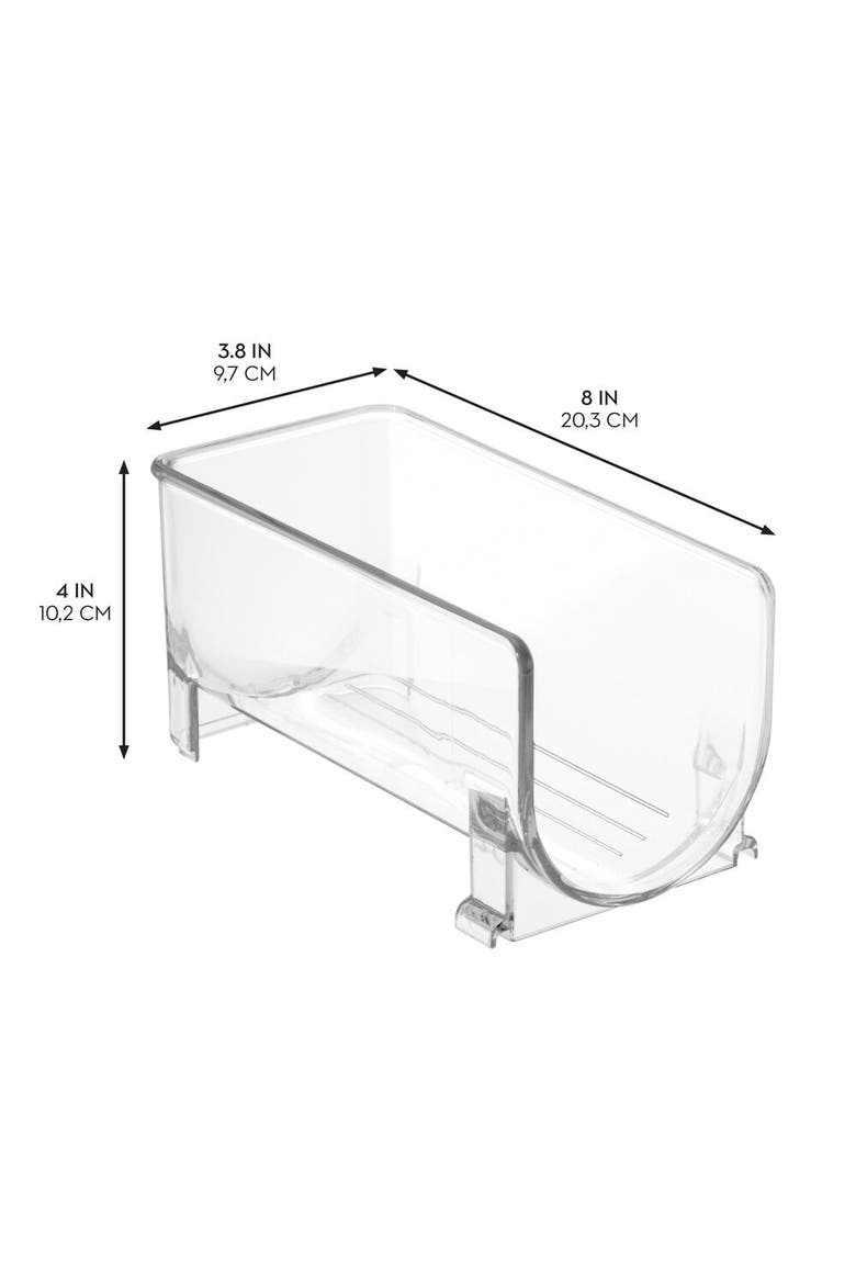 Stackable Holder for Water or Spirit Bottles, Set of 4, Clear, Made in USA, Alternate, color, Clear