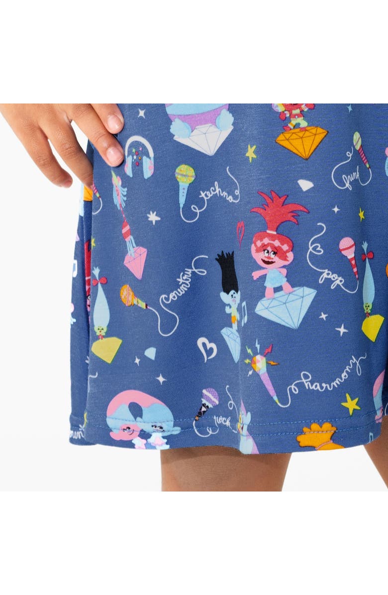 Bellabu Bear Kids' Trolls Music Short Sleeve Dress, Alternate, color, Trolls Music