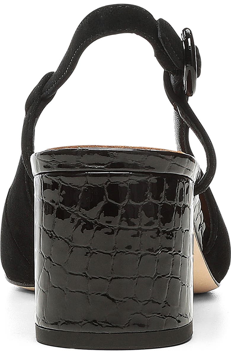 Donald Pliner Song Slingback Pointed Toe Pump, Alternate, color, Black