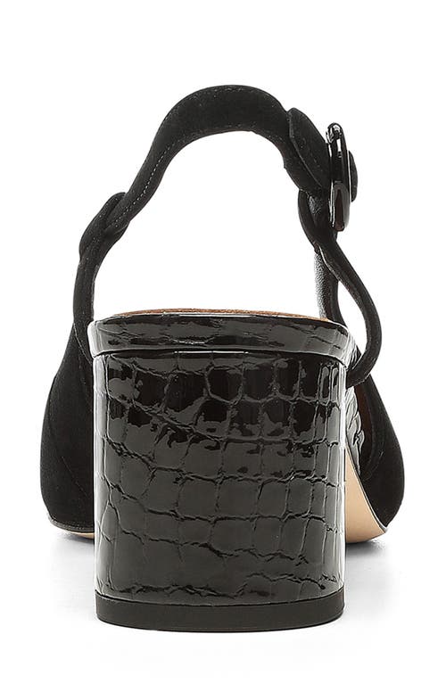 Donald Pliner Song Slingback Pointed Toe Pump In Black