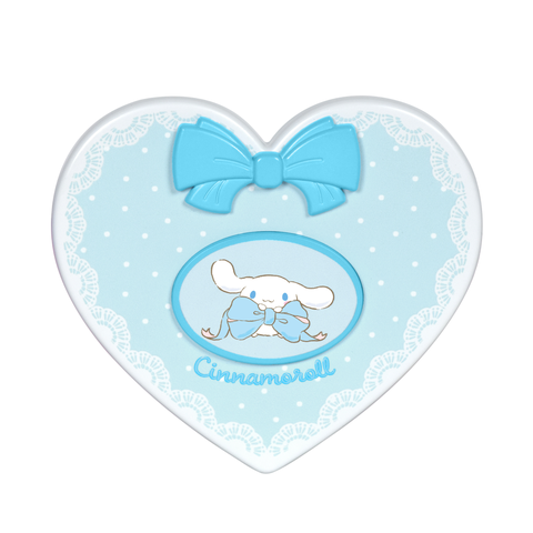Cinnamoroll Lovely Ribbon Led Heart Compact Mirror