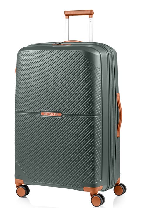 Aura Large Checked Hardside Spinner Luggage