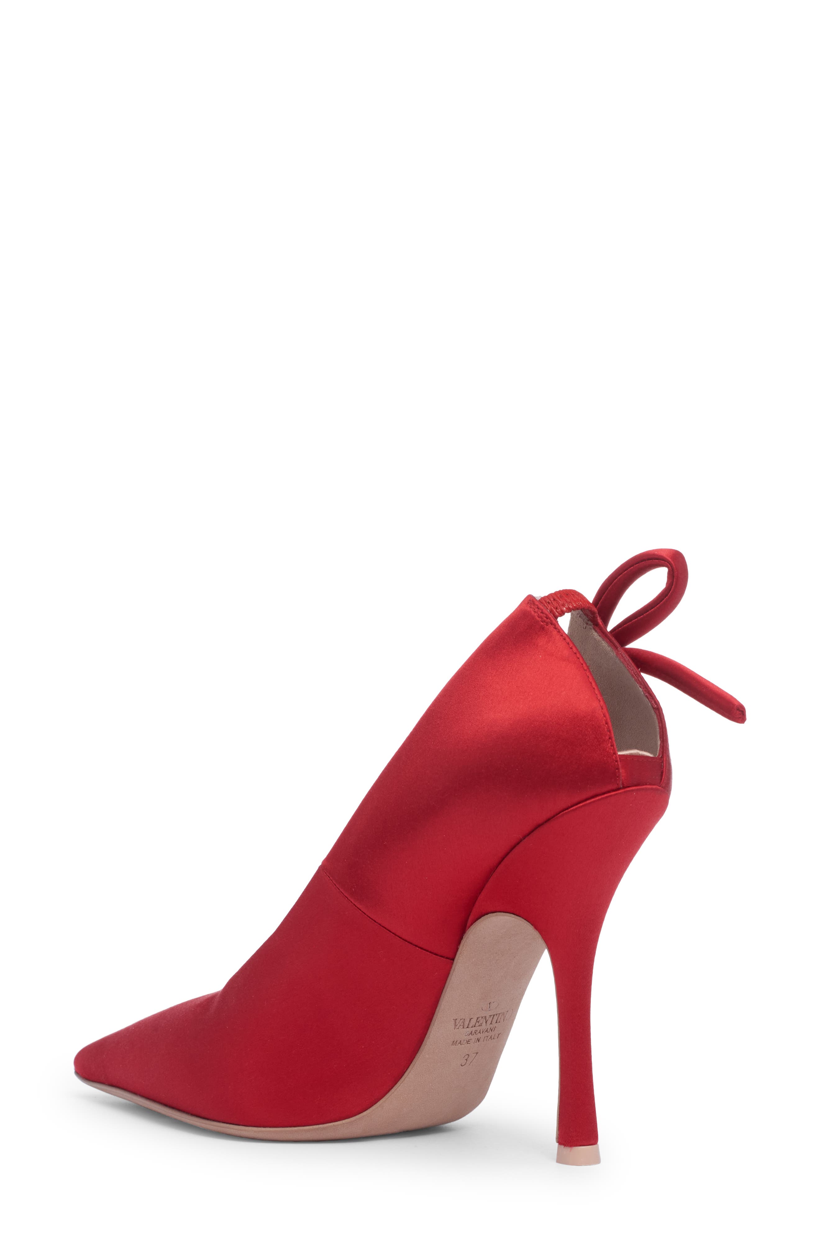 Nite Out Pointed Toe Pump, Alternate, color, RED