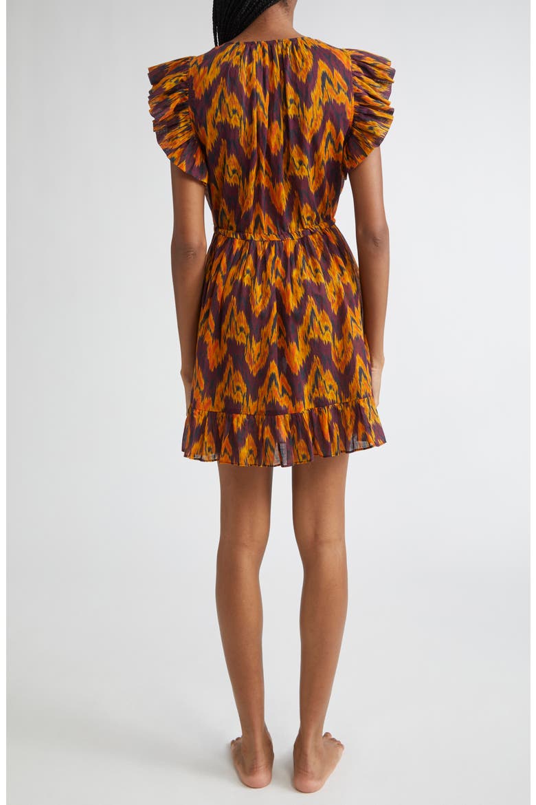 Kalina Cover-Up Minidress, Alternate, color, TERRA