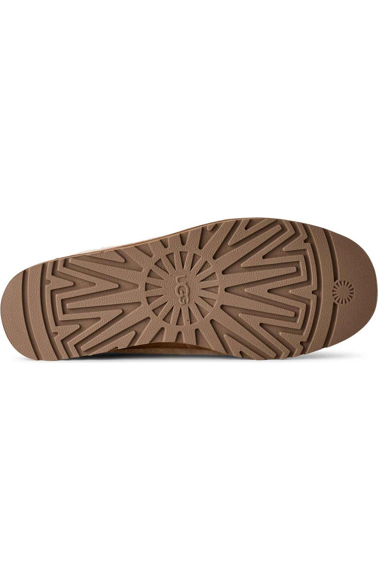 UGG<sup>®</sup> Zora Genuine Shearling Trim Ballet Flat, Alternate, color, Chestnut