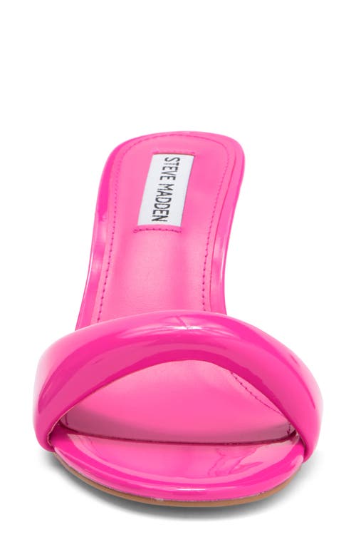 Steve Madden Pennyy Sandal In Fuschia Patent