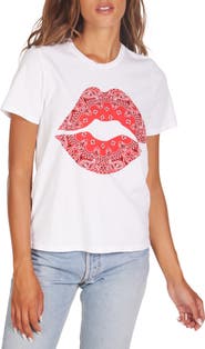 Lauren Moshi Croft Bandana Lip Top