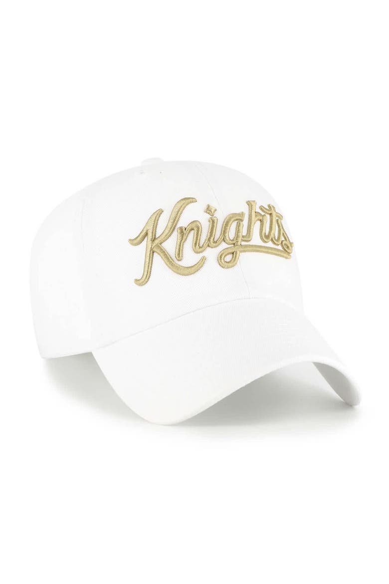 Men's '47 White UCF Knights Clean Up Adjustable Hat, Alternate, color, White
