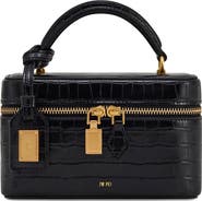 JW PEI Cleo Faux Leather Top Handle Train Case