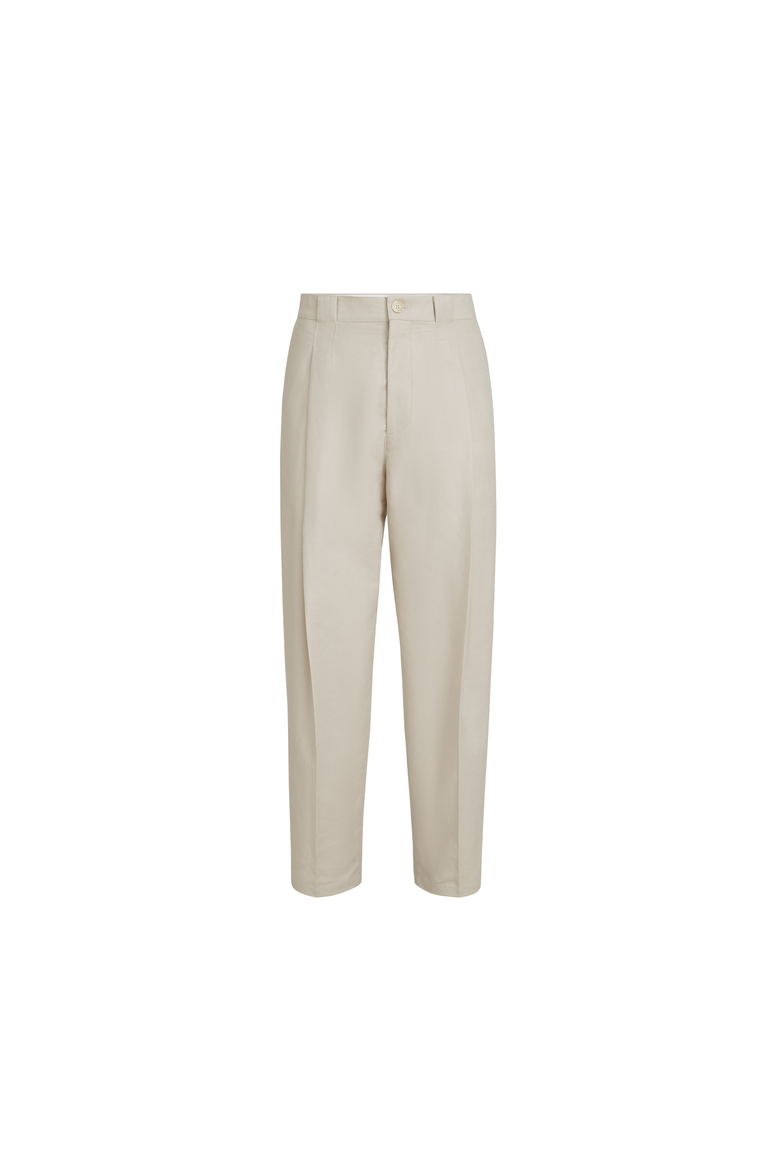 Cotton and linen trousers, Alternate, color, Yuta