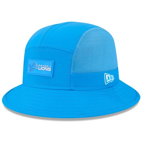 Men's New Era Blue Detroit Lions 2025 Sideline  Bucket Hat