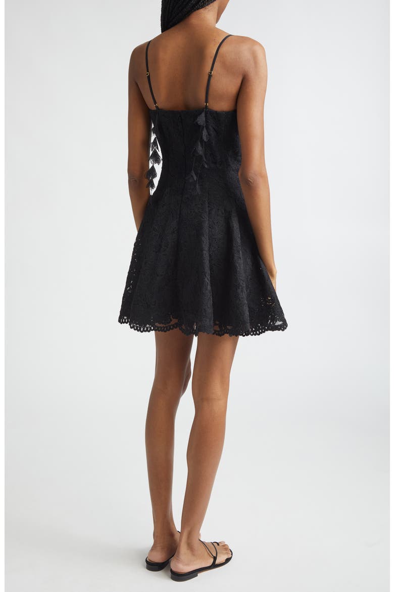 Flamenco Folklore Lace Corset Minidress, Alternate, color, FLAMENCO FOLKLORE