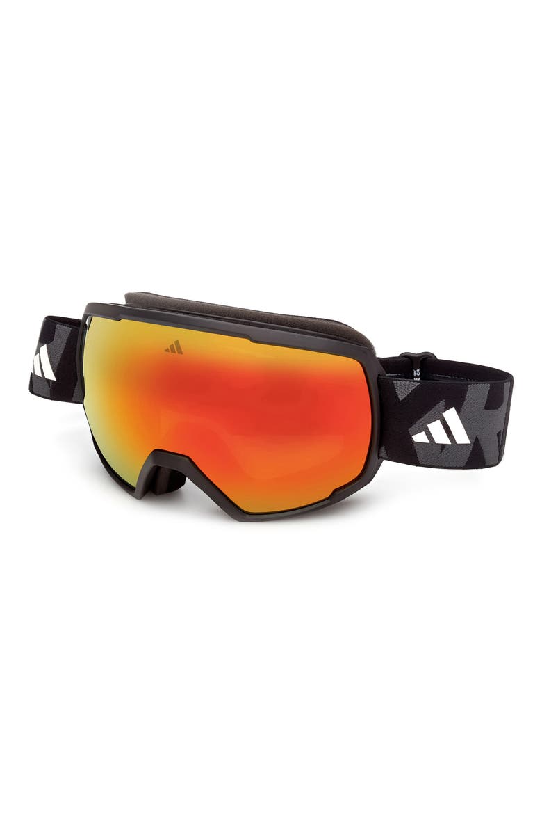 Shield Snow Goggles, Alternate, color, MATTE BLACK / BORDEAUX MIRROR