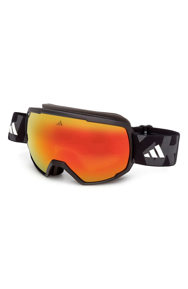 adidas Shield Snow Goggles, Alternate, color, Matte Black / Bordeaux Mirror