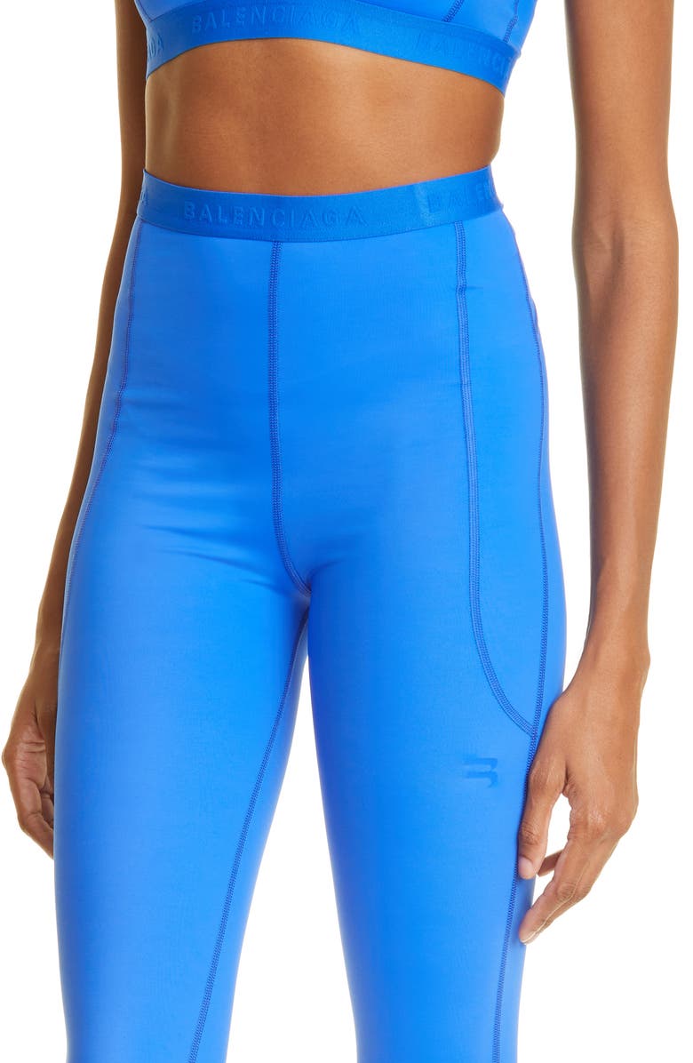 Balenciaga Sporty B Leggings, Alternate, color,